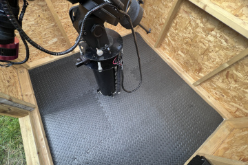 Interlocking foam flooring fitted