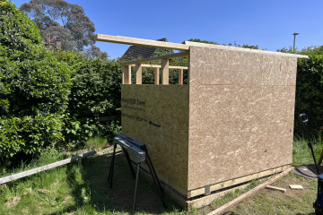 More wall boarding