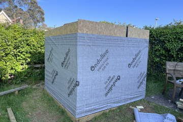 Start wrapping vapour membrane